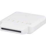 Ubiquiti UniFi USW‑FLEX Administreret L2 Gigabit Ethernet (10/100/1000) Strøm over Ethernet (PoE) Hvid, Switch Hvid, Administreret, L2, Gigabit Ethernet (10/100/1000), Fuld duplex, Strøm over Ethernet (PoE), Kan monteres på væggen