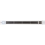 Ubiquiti UniFi US-48-500W Administreret L2 Gigabit Ethernet (10/100/1000) Strøm over Ethernet (PoE) 1U Sølv, Switch grå, Administreret, L2, Gigabit Ethernet (10/100/1000), Strøm over Ethernet (PoE), Stativ-montering, 1U
