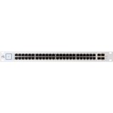 Ubiquiti UniFi US-48 Administreret L2 Gigabit Ethernet (10/100/1000) 1U Hvid, Switch Administreret, L2, Gigabit Ethernet (10/100/1000), Stativ-montering, 1U