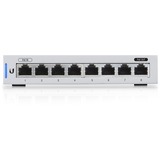 Ubiquiti UniFi US-8 Administreret L2 Gigabit Ethernet (10/100/1000) Strøm over Ethernet (PoE) Grå, Switch Administreret, L2, Gigabit Ethernet (10/100/1000), Strøm over Ethernet (PoE), Kan monteres på væggen