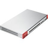 Zyxel ATP700 firewall (hardware) 1U 6 Gbit/sek. 6 Gbit/sek., 1,2 Gbit/sek., 120,1 BUT/t, 150 bruger(e), 25,3 dB, 947736 t