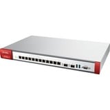 Zyxel ATP700 firewall (hardware) 1U 6 Gbit/sek. 6 Gbit/sek., 1,2 Gbit/sek., 120,1 BUT/t, 150 bruger(e), 25,3 dB, 947736 t