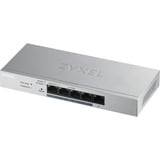 Zyxel GS1200-5HP v2 Administreret Gigabit Ethernet (10/100/1000) Strøm over Ethernet (PoE) Grå, Switch Sølv, Administreret, Gigabit Ethernet (10/100/1000), Fuld duplex, Strøm over Ethernet (PoE)