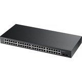Zyxel GS1900-48 L2 Gigabit Ethernet (10/100/1000) Sort, Switch Sort, L2, Gigabit Ethernet (10/100/1000), Stativ-montering