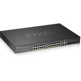 Zyxel GS1920-24HPV2 Administreret Gigabit Ethernet (10/100/1000) Strøm over Ethernet (PoE) Sort, Switch Sort, Administreret, Gigabit Ethernet (10/100/1000), Strøm over Ethernet (PoE), Stativ-montering