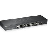 Zyxel GS1920-24V2 Administreret Gigabit Ethernet (10/100/1000) Sort, Switch Sort, Administreret, Gigabit Ethernet (10/100/1000), Stativ-montering