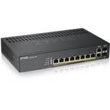 Zyxel GS1920-8HPV2 Administreret Gigabit Ethernet (10/100/1000) Strøm over Ethernet (PoE) Sort, Switch Sort, Administreret, Gigabit Ethernet (10/100/1000), Strøm over Ethernet (PoE), Kan monteres på væggen
