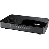 Zyxel GS-108S v2 Ikke administreret Gigabit Ethernet (10/100/1000) Sort, Switch antracit/Sort, Ikke administreret, Gigabit Ethernet (10/100/1000)