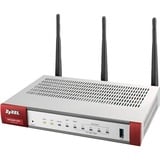 Zyxel USG20W-VPN-EU0101F trådløs router Gigabit Ethernet Dual-band (2,4 GHz / 5 GHz) Grå, Rød, Firewall Wi-Fi 5 (802.11ac), Dual-band (2,4 GHz / 5 GHz), Ethernet LAN, Grå, Rød, Bærbar router