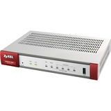 Zyxel ZyWALL USG20-VPN-EU0101F kabelforbundet router Gigabit Ethernet Grå, Rød, Firewall Sølv/Rød, Ethernet WAN, Gigabit Ethernet, Grå, Rød