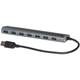 i-tec Metal U3HUB778 interface hub USB 3.2 Gen 1 (3.1 Gen 1) Type-A 5000 Mbit/s Sølv, USB hub USB 3.2 Gen 1 (3.1 Gen 1) Type-A, USB 3.2 Gen 1 (3.1 Gen 1) Type-A, 5000 Mbit/s, Sølv, Metal, Vekselstrøm