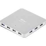 i-tec Metal U3HUBMETAL10 interface hub USB 3.2 Gen 1 (3.1 Gen 1) Type-A 5000 Mbit/s Sølv, USB hub USB 3.2 Gen 1 (3.1 Gen 1) Type-A, USB 3.2 Gen 1 (3.1 Gen 1) Type-A, 5000 Mbit/s, Sølv, Aluminium, 100 - 240 V