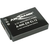 Ansmann A-Nik EN EL 12 Lithium-Ion (Li-Ion) 900 mAh, Kamera batteri 900 mAh, 3,7 V, Lithium-Ion (Li-Ion)