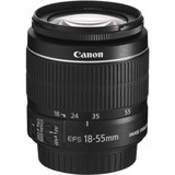 Canon EF-S 18-55mm f/3.5-5.6 IS II SLR Standard zoom lens Sort, Linse Sort, SLR, 11/9, Standard zoom lens, 0,25 m, Canon EF-S, 3,5 - 5,6