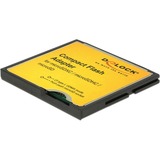 DeLOCK 61795 interface-kort/adapter, Kortlæser Sort/Gul, CompactFlash, 36,4 mm, 42,8 mm, 3,3 mm