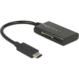 DeLOCK 91740 kortlæser USB 3.2 Gen 1 (3.1 Gen 1) Type-C Sort Sort, MMC, MMCmicro, Hukommelsesstick (MS), MicroSD (TransFlash), MicroSDHC, MicroSDXC, SD, SDHC, SDXC, Sort, 480 Mbit/s, 2048 GB, USB 3.2 Gen 1 (3.1 Gen 1) Type-C, USB