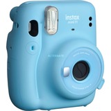 Fujifilm Instax Mini 11 62 x 46 mm Blå, Instant-kamera Lyseblå, 0,3 - 2,7 m, 6,5 sek./side, Automatisk, 1/250 sek./side, 0,5 sek./side, Elektronisk