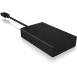 ICY BOX IB-CR401-C3 kortlæser USB 3.2 Gen 1 (3.1 Gen 1) Type-C Sort antracit, Kompakt flash (CF), MicroSD (TransFlash), MicroSDHC, MicroSDXC, SD, SDHC, SDXC, Sort, 5000 Mbit/s, Aluminium, Plast, USB 3.2 Gen 1 (3.1 Gen 1) Type-C, 77 mm