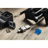 Kingston MobileLite Duo 3C kortlæser USB 3.2 Gen 1 (3.1 Gen 1) Type-A/Type-C Blå, Sølv Sølv