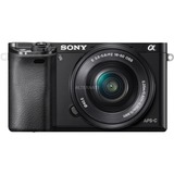 Sony ILCE-6000L Digitalkameraer, Digital kamera Sort, 24,3 MP, 6000 x 4000 pixel, CMOS, Fuld HD, 285 g, Sort