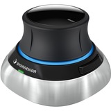 3DConnexion 3DX-700066 tilbehør til tastatur, Mus Sølv, Sort, Grå