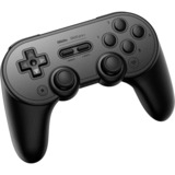 8BitDo SN30 Pro+ Sort Bluetooth Gamepad Android, MAC, Nintendo Switch, PC Sort, Gamepad, Android, MAC, Nintendo Switch, PC, D-måtte, Trådløs, Bluetooth, USB Type-C