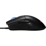 ASUS ROG Gladius II Core mus Spil Højre hånd USB Type-A Optisk 6200 dpi, Gaming mus Sort, Højre hånd, Optisk, USB Type-A, 6200 dpi, Sort