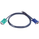 ATEN 2L-5203U KVM-kabel Sort 3 m Sort, 3 m, VGA, Sort, HD-15, USB A, SPHD-15, Hanstik/Hanstik