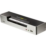 ATEN CS1794-AT-G KVM Switch Sort, KVM-switchen Sølv/Sort, Aten CS1794-AT-G, 1920 x 1200 pixel, WUXGA, 3,62 W, Sort