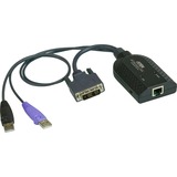 ATEN KA7166-AX KVM-kabel Sort, Lilla, Adapter Sort, USB, USB, DVI-D, Sort, Lilla, RJ-45, 1 x RJ-45