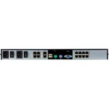 ATEN KN1108VA-AX-G KVM Switch Sort, KVM-switchen 1920 x 1200 pixel, Ethernet LAN, 1U, Sort