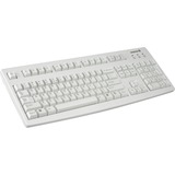 CHERRY G83-6104 tastatur Universel USB QWERTY US engelsk Grå Beige, Amerikansk layout, Fuld størrelse (100 %), Ledningsført, USB, QWERTY, Grå
