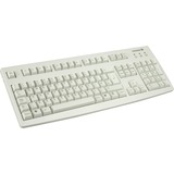 CHERRY G83-6105LUNGB-0 USB QWERTY Engelsk Grå tastatur Beige, Layout i Storbritannien, Standard, Kabel, USB, Mekanisk nøglekontakt, QWERTY, Grå