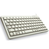 CHERRY G84-4100 tastatur USB QWERTY US engelsk Grå Hvid, Amerikansk layout, Cherry mekanisk, Mini, Ledningsført, USB, QWERTY, Grå