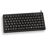 CHERRY G84-4100 tastatur Universel USB QWERTY US engelsk Sort Sort, Amerikansk layout, Cherry mekanisk, Mini, Ledningsført, USB, QWERTY, Sort