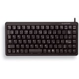 CHERRY G84-4100 tastatur Universel USB QWERTY US engelsk Sort Sort, Amerikansk layout, Cherry mekanisk, Mini, Ledningsført, USB, QWERTY, Sort