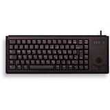 CHERRY G84-4400 tastatur PS/2 QWERTZ Tysk Sort Sort, DE-layout, Cherry mekanisk, Fuld størrelse (100 %), Ledningsført, PS/2, QWERTZ, Sort