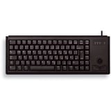 CHERRY G84-4400 tastatur Universel PS/2 QWERTZ Tysk Sort Sort, DE-layout, Cherry mekanisk, Fuld størrelse (100 %), Ledningsført, PS/2, QWERTZ, Sort