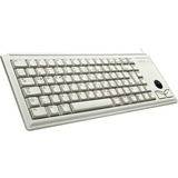 CHERRY G84-4420 tastatur USB US International Grå Lys grå, Amerikansk layout, Cherry mekanisk, Ledningsført, USB, Grå