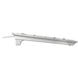 CHERRY KC 6000 SLIM FOR MAC tastatur Kontor USB QWERTY US engelsk Sølv Sølv/Hvid, Amerikansk layout, SX teknologi, Fuld størrelse (100 %), Ledningsført, USB, QWERTY, Sølv