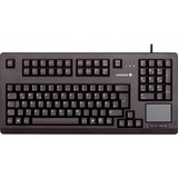 CHERRY TouchBoard G80-11900 tastatur USB QWERTY US engelsk Sort Sort, Amerikansk layout, Kirsebær MX teknologi, Fuld størrelse (100 %), Ledningsført, USB, QWERTY, Sort