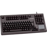 CHERRY TouchBoard G80-11900 tastatur Universel USB QWERTY US engelsk Sort Sort, Amerikansk layout, Kirsebær MX teknologi, Fuld størrelse (100 %), Ledningsført, USB, QWERTY, Sort