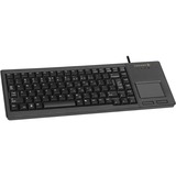 CHERRY XS Touchpad tastatur Universel USB QWERTY US engelsk Sort Sort, Amerikansk layout, Fuld størrelse (100 %), Ledningsført, USB, QWERTY, Sort