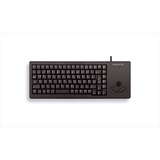 CHERRY XS Trackball tastatur Universel USB QWERTY US engelsk Sort Sort, Amerikansk layout, Kirsebær ML teknologi, Fuld størrelse (100 %), Ledningsført, USB, QWERTY, Sort