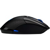 Corsair DARK CORE RGB PRO mus Højre hånd RF Wireless + Bluetooth + USB Type-A Optisk 18000 dpi, Gaming mus Sort, Højre hånd, Optisk, RF Wireless + Bluetooth + USB Type-A, 18000 dpi, Sort