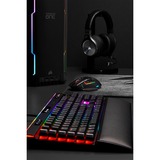 Corsair DARK CORE RGB PRO mus Højre hånd RF Wireless + Bluetooth + USB Type-A Optisk 18000 dpi, Gaming mus Sort, Højre hånd, Optisk, RF Wireless + Bluetooth + USB Type-A, 18000 dpi, Sort