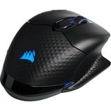 Corsair DARK CORE RGB PRO mus Højre hånd RF Wireless + Bluetooth + USB Type-A Optisk 18000 dpi, Gaming mus Sort, Højre hånd, Optisk, RF Wireless + Bluetooth + USB Type-A, 18000 dpi, Sort