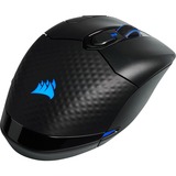 Corsair DARK CORE RGB PRO mus Højre hånd RF Wireless + Bluetooth + USB Type-A Optisk 18000 dpi, Gaming mus Sort, Højre hånd, Optisk, RF Wireless + Bluetooth + USB Type-A, 18000 dpi, Sort