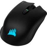 Corsair Harpoon RGB Wireless mus Højre hånd RF trådløs + Bluetooth Optisk 10000 dpi, Gaming mus Sort, Højre hånd, Optisk, RF trådløs + Bluetooth, 10000 dpi, Sort