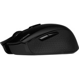 Corsair Harpoon RGB Wireless mus Højre hånd RF trådløs + Bluetooth Optisk 10000 dpi, Gaming mus Sort, Højre hånd, Optisk, RF trådløs + Bluetooth, 10000 dpi, Sort